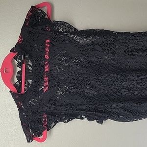 Mossimo Black Lace Dress, sz S